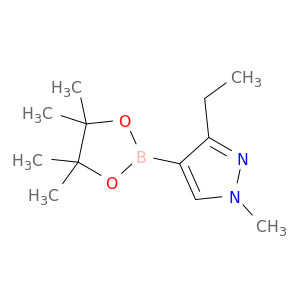 1H-Pyrazole, 3-ethyl-1-methyl-4-(4,4,5,5-tetramethyl-1,3,2-dioxaborolan-2-yl)-