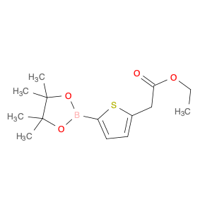 1620318-41-3 2-​Thiopheneacetic acid, 5-​(4,​4,​5,​5-​tetramethyl-​1,​3,​2-​dioxaborolan-​2-​yl)​-​, ethyl ester