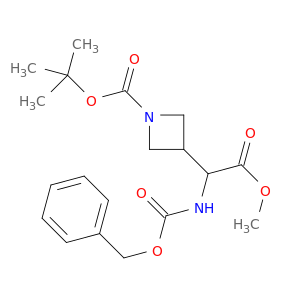 1620451-40-2 3-​Azetidineacetic acid, 1-​[(1,​1-​dimethylethoxy)​carbonyl]​-​α-​[[(phenylmethoxy)​carbonyl]​amino]​-​, methyl ester