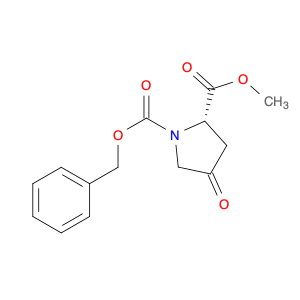 1,2-Pyrrolidinedicarboxylic acid, 4-oxo-, 2-methyl 1-(phenylmethyl) ester, (2S)-