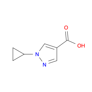 1H-Pyrazole-4-carboxylic acid, 1-cyclopropyl-