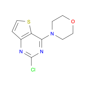 Thieno[3,2-d]pyrimidine, 2-chloro-4-(4-morpholinyl)-