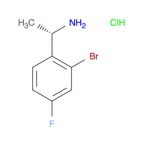 1624261-91-1 Benzenemethanamine, 2-bromo-4-fluoro-α-methyl-, hydrochloride (1:1), (αS)-