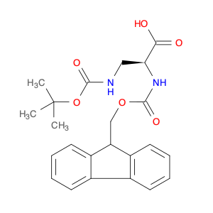 162558-25-0 L-Alanine, 3-[[(1,1-dimethylethoxy)carbonyl]amino]-N-[(9H-fluoren-9-ylmethoxy)carbonyl]-