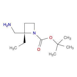 1-Azetidinecarboxylic acid, 2-(aminomethyl)-2-ethyl-, 1,1-dimethylethyl ester, (2S)-