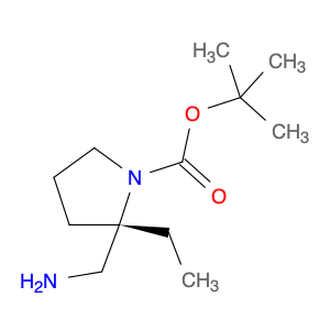 1630815-50-7 1-Pyrrolidinecarboxylic acid, 2-(aminomethyl)-2-ethyl-, 1,1-dimethylethyl ester, (2S)-