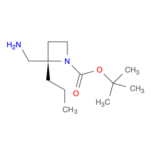 1630815-51-8 1-Azetidinecarboxylic acid, 2-(aminomethyl)-2-propyl-, 1,1-dimethylethyl ester, (2S)-