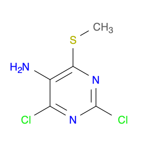 5-Pyrimidinamine, 2,4-dichloro-6-(methylthio)-