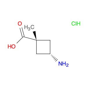 Cyclobutanecarboxylic acid, 3-amino-1-methyl-, hydrochloride (1:1), cis-