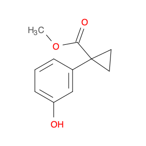 Cyclopropanecarboxylic acid, 1-(3-hydroxyphenyl)-, methyl ester