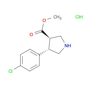 1630945-13-9 methyl (3R,4S)-4-(4-chlorophenyl)pyrrolidine-3-carboxylate hydrochloride