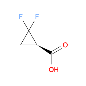 Cyclopropanecarboxylic acid, 2,2-difluoro-, (1R)-