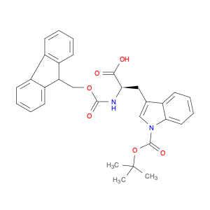 D-Tryptophan, 1-[(1,1-dimethylethoxy)carbonyl]-N-[(9H-fluoren-9-ylmethoxy)carbonyl]-