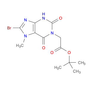 1637533-84-6 1H-Purine-1-acetic acid, 8-bromo-2,3,6,7-tetrahydro-7-methyl-2,6-dioxo-, 1,1-dimethylethyl ester