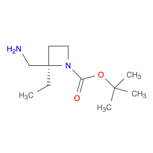 1-Azetidinecarboxylic acid, 2-(aminomethyl)-2-ethyl-, 1,1-dimethylethyl ester, (2R)-