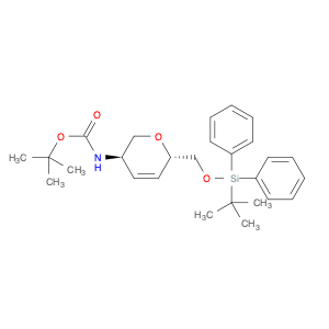 1638744-61-2 tert-butylN-[(3R,6S)-6-{[(tert-butyldiphenylsilyl)oxy]methyl}-3,6-dihydro-2H-pyran-3-yl]carbamate