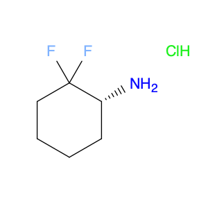 Cyclohexanamine, 2,2-difluoro-, hydrochloride (1:1), (1R)-