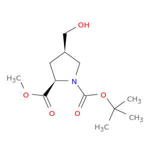 1638744-99-6 1-tert-butyl2-methyl(2R,4R)-4-(hydroxymethyl)pyrrolidine-1,2-dicarboxylate