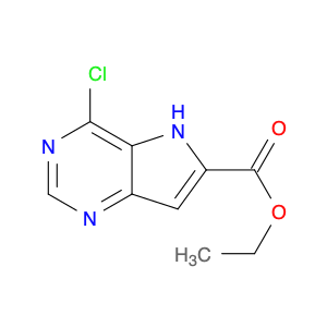 5H-Pyrrolo[3,2-d]pyrimidine-6-carboxylic acid, 4-chloro-, ethyl ester