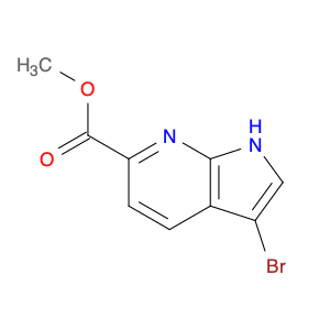 1638760-65-2 methyl3-bromo-1H-pyrrolo[2,3-b]pyridine-6-carboxylate