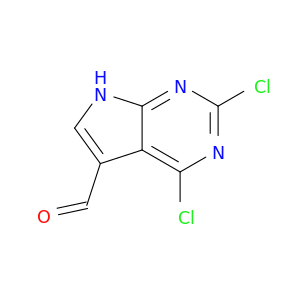 1638767-57-3 7H-Pyrrolo[2,3-d]pyrimidine-5-carboxaldehyde, 2,4-dichloro-