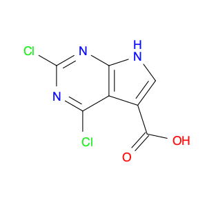 1638768-02-1 2,4-dichloro-7H-pyrrolo[2,3-d]pyrimidine-5-carboxylicacid