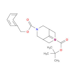 1638771-93-3 3,7-diazabicyclo[3.3.1]nonane-3,7-dicarboxylic acid, 9-oxo-, 7-(1,1-dimethylethyl) 3-(phenylmethyl) ester