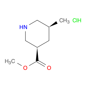 1638772-09-4 3-Piperidinecarboxylic acid, 5-methyl-, methyl ester, hydrochloride (1:1), (3R,5S)-rel-