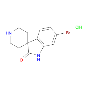 1650548-73-4 6-Bromo-1,2-dihydrospiro[indole-3,4'-piperidine]-2-one hydrochloride