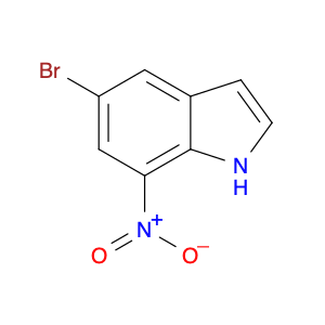 165669-16-9 1H-Indole, 5-bromo-7-nitro-