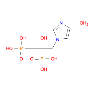 165800-06-6 Phosphonic acid, P,P'-[1-hydroxy-2-(1H-imidazol-1-yl)ethylidene]bis-, hydrate (1:1)