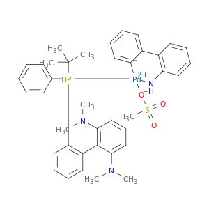 1661042-31-4 [2′-(Amino-κN)[1,1′-biphenyl]-2-yl-κC][2′-[(1,1-dimethylethyl)phenylphosphino-κP]-N2,N2,N6,N6-tetramethyl[1,1′-biphenyl]-2,6-diamine](methanesulfonato-κO)palladium