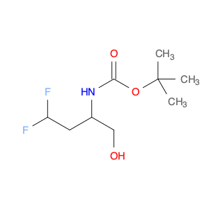 1662681-20-0 tert-butyl N-(4,4-difluoro-1-hydroxybutan-2-yl)carbamate