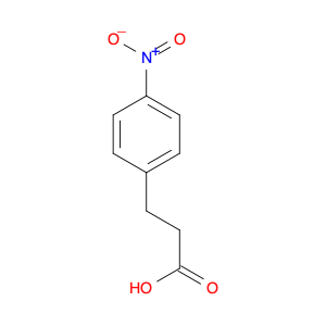 Benzenepropanoic acid, 4-nitro-