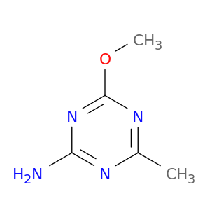 1668-54-8 1,3,5-Triazin-2-amine, 4-methoxy-6-methyl-