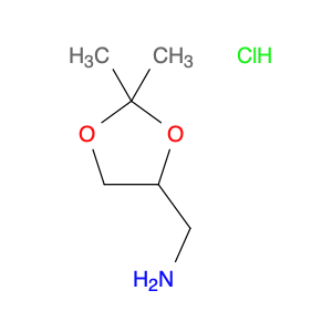 1,3-Dioxolane-4-methanamine, 2,2-dimethyl-, hydrochloride (1:1)