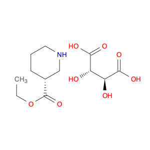 167392-57-6 3-Piperidinecarboxylic acid, ethyl ester, (3R)-, (2S,3S)-2,3-dihydroxybutanedioate (1:1)