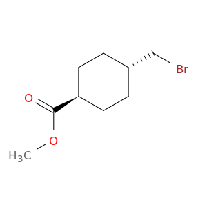 Cyclohexanecarboxylic acid, 4-(bromomethyl)-, methyl ester, trans-