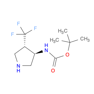 168544-95-4 Carbamic acid, [(3R,4S)-4-(trifluoromethyl)-3-pyrrolidinyl]-,1,1-dimethylethyl ester, rel-