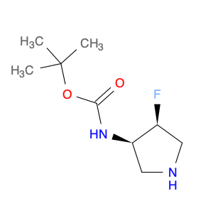 169750-42-9 Carbamic acid, [(3R,4S)-4-fluoro-3-pyrrolidinyl]-, 1,1-dimethylethyl ester, rel-