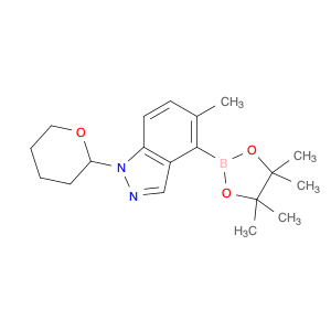 1698028-42-0 5-methyl-1-(oxan-2-yl)-4-(4,4,5,5-tetramethyl-1,3,2-dioxaborolan-2-yl)-1H-indazole