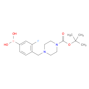 1704064-00-5 4-((4-(tert-butoxycarbonyl)piperazin-1-yl)Methyl)-3-fluorophenylboronic acid