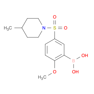 1704080-74-9 (2-Methoxy-5-((4-methylpiperidin-1-yl)sulfonyl)phenyl)boronic acid