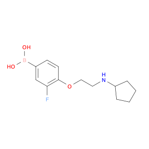 1704096-02-5 (4-(2-(cyclopentylaMino)ethoxy)-3-fluorophenyl)boronic acid