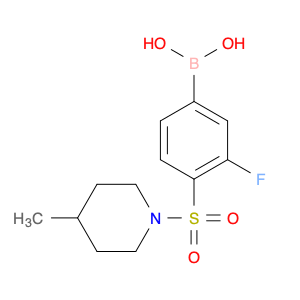 1704120-89-7 (3-fluoro-4-((4-Methylpiperidin-1-yl)sulfonyl)phenyl)boronic acid