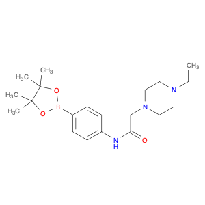 1704121-82-3 2-(4-ethylpiperazin-1-yl)-N-(4-(4,4,5,5-tetramethyl-1,3,2-dioxaborolan-2-yl)phenyl)acetamide