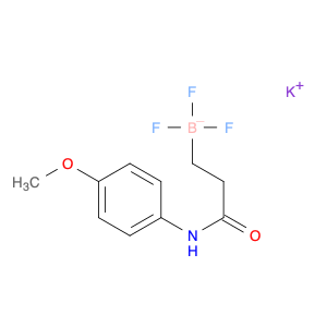 1704705-14-5 potassiuM trifluoro(3-((4-Methoxyphenyl)aMino)-3-oxopropyl)borate