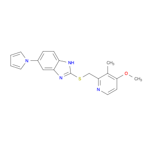 172152-35-1 2-[[(4-Methoxy-3-methyl-2-pyridinyl)methyl]thio]-6-(1H-pyrrol-1-yl)-1H-benzimidazole