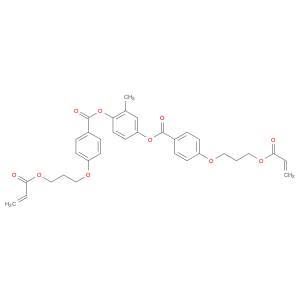 174063-87-7 Benzoic acid, 4-[3-[(1-oxo-2-propen-1-yl)oxy]propoxy]-, 1,1'-(2-methyl-1,4-phenylene) ester