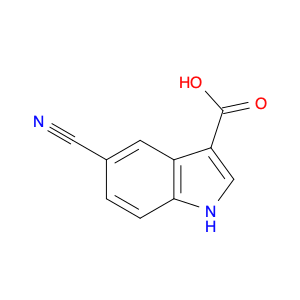 174500-89-1 1H-Indole-3-carboxylic acid, 5-cyano-